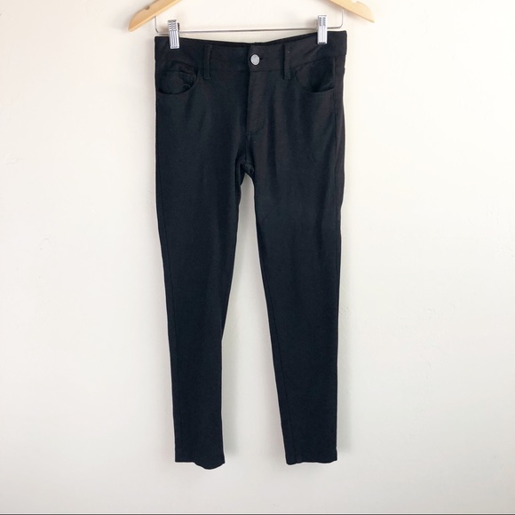 Paige Black Skinny Stretch Pants - Picture 4 of 8